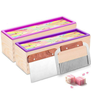 soap molds, silicone soap mold for soap making rectangular loaf soap mold with wooden boxes