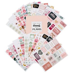 printing foil set monthly sheets planner sticker happy book waterproof sticker